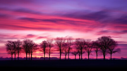 Naklejka premium pink purple day