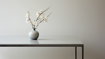 wall gray table