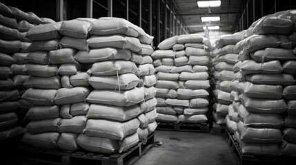 Obraz premium warehouse shop Cement Factory