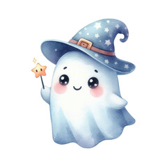 Magic Cute Ghost PNG