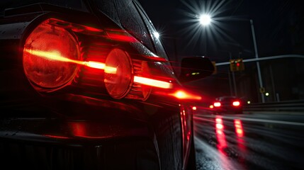 danger car hazard lights