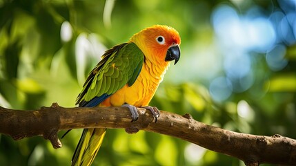 tropical sun conure
