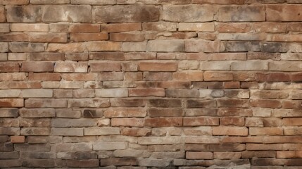 weathered light brown brick wall