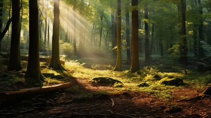 Obraz premium light earth and sun
