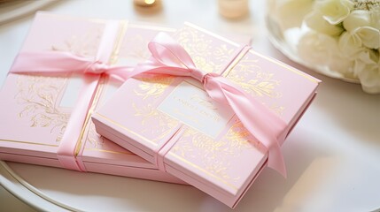 elegant baby shower pink gold