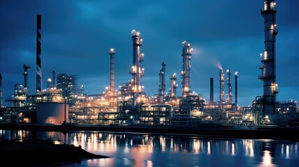 Obraz premium extraction oil gas industry
