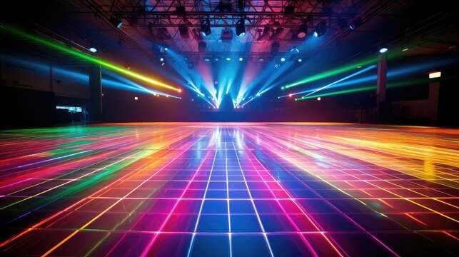 led dance floor lighting
