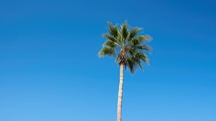 nature palm trees blue sky