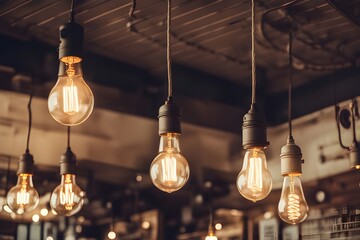 Obraz premium light bulbs 