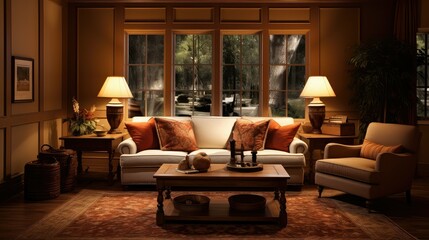 armchairs living room interior design