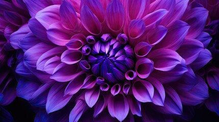 Obraz premium flower deep purple