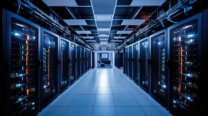 Obraz premium storage server equipment