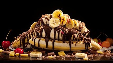 dessert sweet banana fruit