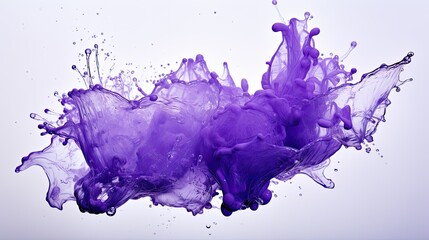 bold purple splashes