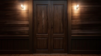 door wood grain light
