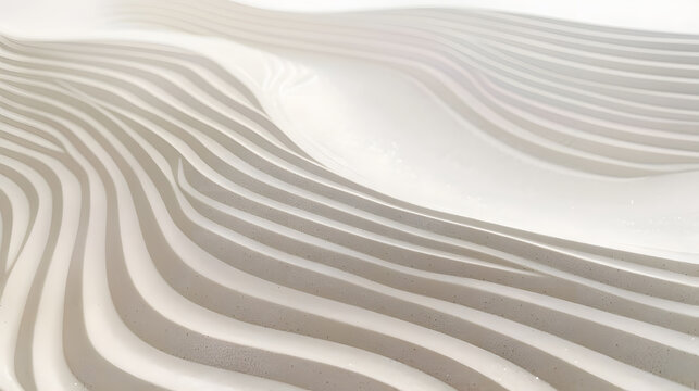 Fototapeta minimalist lines white sand close-up