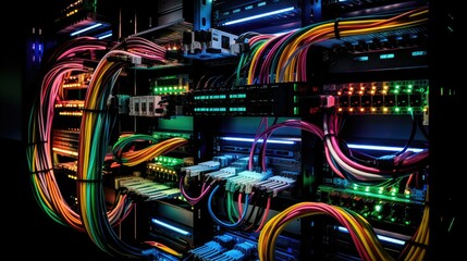 fiber network cabling