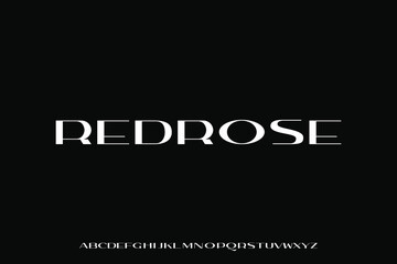 Display alphabet font vector suitable for headline, logotype, poster design and many more