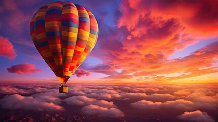 Obraz premium adventure aerospace sky