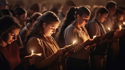 Fototapeta premium vigil bible light