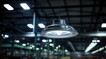 ceiling led industrial lighting The photo captures