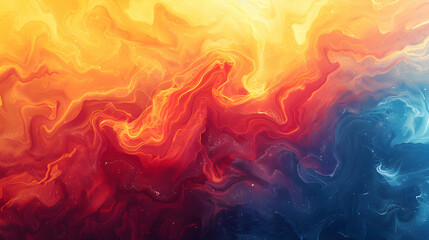 Thermal Tide: El Ni?o's Heat-Infused Financial Growth and Innovation Abstract Art Banner