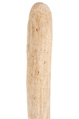 Part of driftwood isolated on white