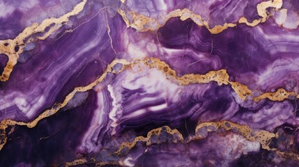 Obraz premium patterns purple gold marble