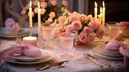 Naklejka premium delicate light pink