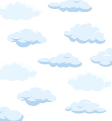 Obraz premium clouds pattern