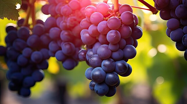 tricate winery grape background In the second photo