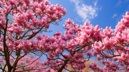 magnolia pink trees