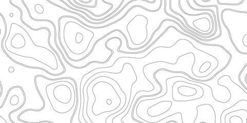 Gray topographic line contour map background, geographic grid map, Seamless wooden pattern.