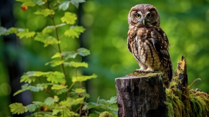 eyes brown owl