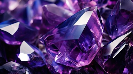 gemstone purple and silver