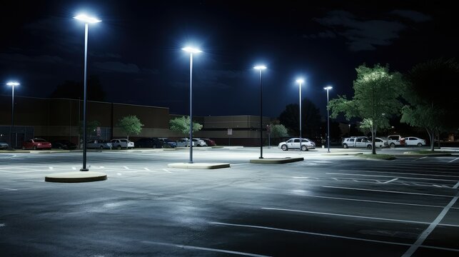 security parking lot lighting