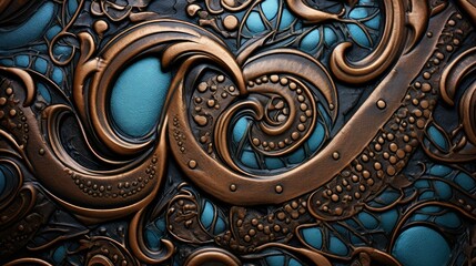 sophisticated blue brown background