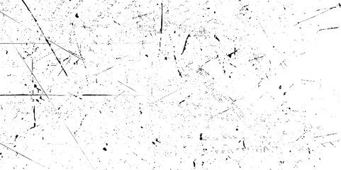 Black grainy texture isolated on white background. Dust overlay. Dark noise granules. Vector design elements, falling blurry bokeh snow overlay, starry sky.