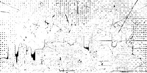 Black grainy texture isolated on white background. Dust overlay. Dark noise granules. Vector design elements, Black spots on white background, 