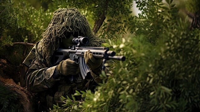 ghillie equipment military