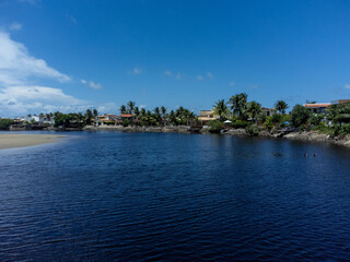Where the river meets the ocean. Northeast Brazil. © iLopezBa