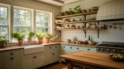vintage farm house interior