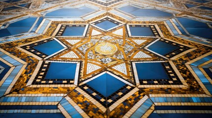 mosaic jewish star pattern