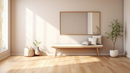 Fototapeta premium maple light wood floor