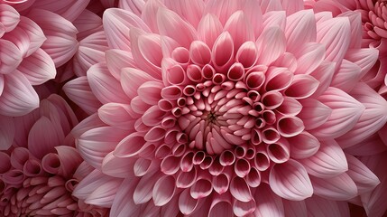 vibrant chrysanthemum pink In the second photograph
