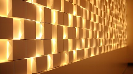 modern light wall