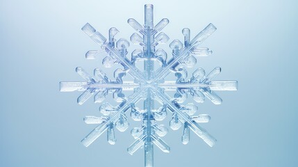 Obraz premium branch snow stars