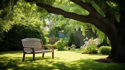 grass backyard sun