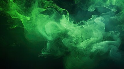 Obraz premium captures green lights smoke
