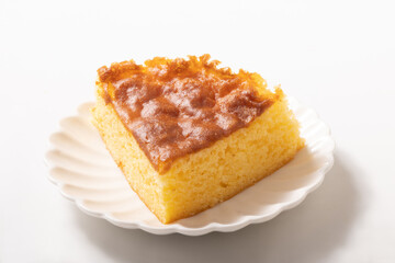 スポンジケーキ　半熟ケーキ